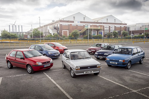Ford Fiesta anniversay group