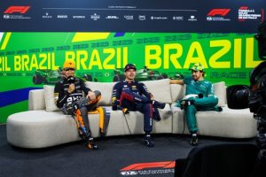 Max VERSTAPPEN (Red Bull), Lando NORRIS (McLaren) and Fernando ALONSO (Aston Martin) - photo by FIA