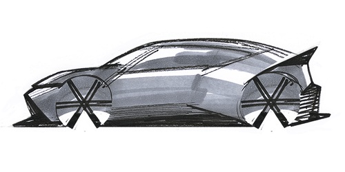 Hyundai Motor unveils a teaser image of Concept THREE