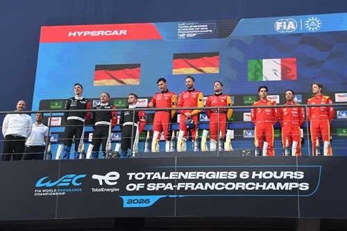 Hypercar podium - Photo by Melissa Warren