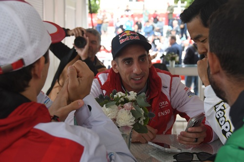 #8 Toyota driver Sebastien Buemi (Photo By Melissa Warren)
